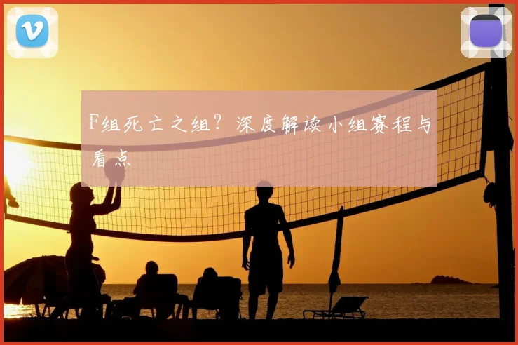F组死亡之组?深度解读小组赛程与看点